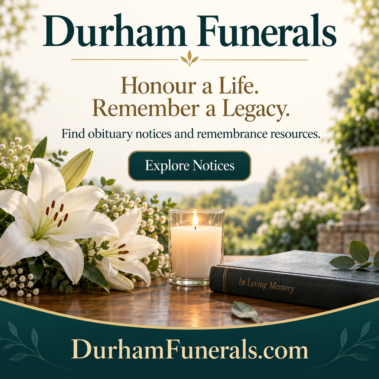 DurhamFunerals.com — Square Banner